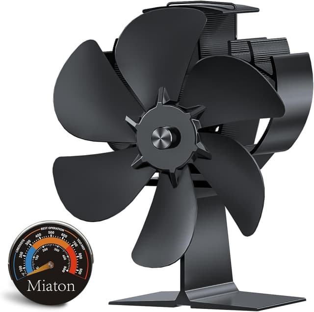 Detalle de Miaton Log Burner Fan 6-Blade