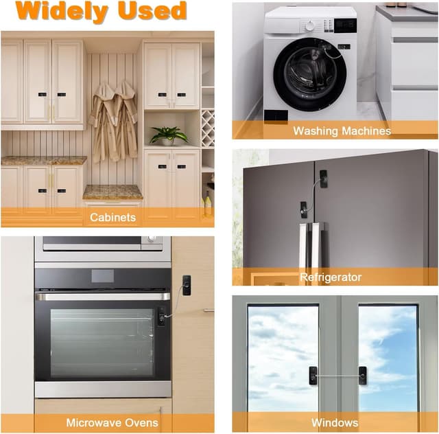 Thumbnail 6 de AiQInu Candado seguridad ventanas 23 cm