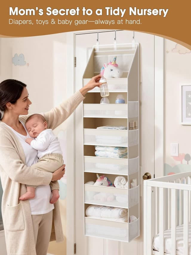 Thumbnail 2 de Criusia Over the Door Organizer 6-Shelf