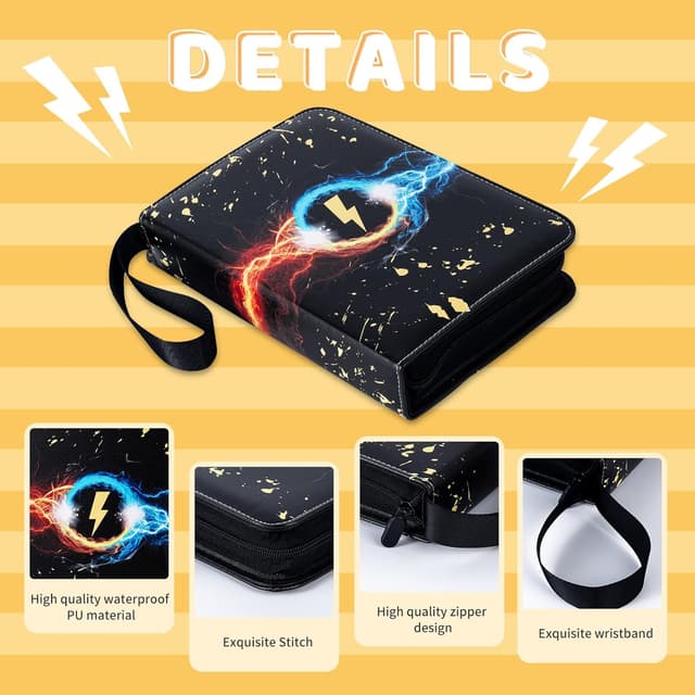 Detalle 2 de Jravkfi 400-Pocket Trading Card Binder