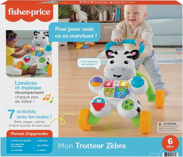 Thumbnail 6 de Fisher-Price Mon Trotteur Zèbre