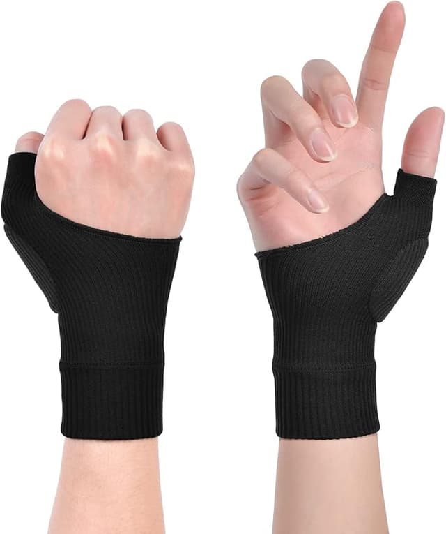Detalle de ACWOO Guantes de Compresión para Artritis con Almohadillas de Gel