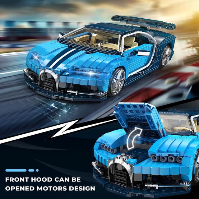 Thumbnail 4 de Mould King 10111, kit supercar 1222 pièces