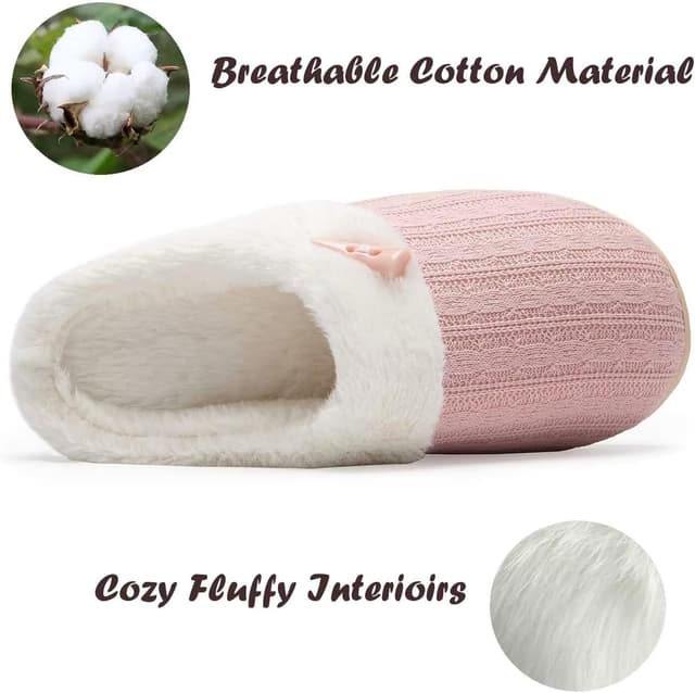 Thumbnail 3 de NineCiFun Fuzzy Slippers with Memory Foam ⚙