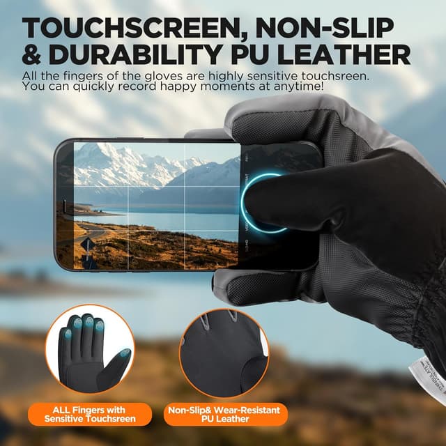 Detalle 2 de rivmount 3M Winter Gloves 7-layer