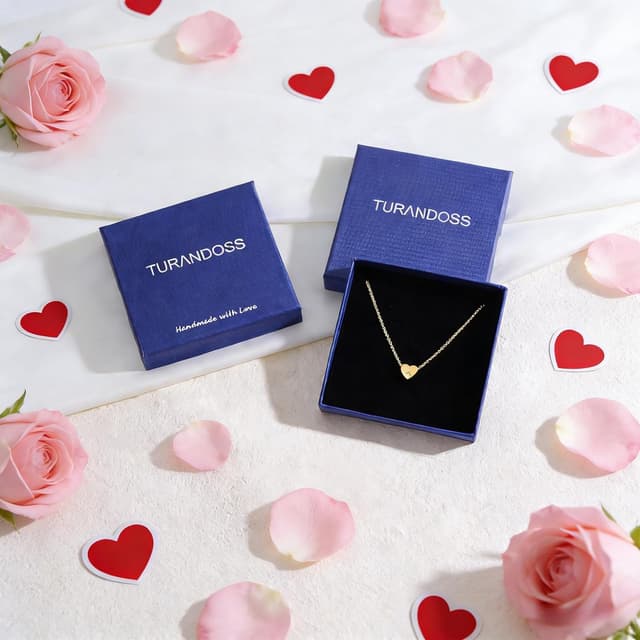 Thumbnail 6 de Turandoss Kette Buchstaben Halskette 40 cm