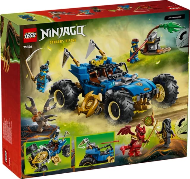 Detalle de LEGO NINJAGO Jays Transformationsflitzer 71856