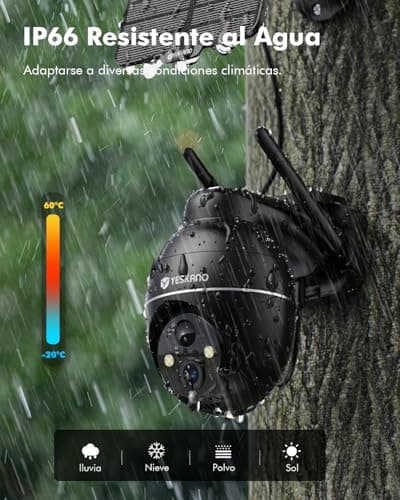 Thumbnail 6 de YESKANO Telecamera Wi‑Fi Esterno 360° PTZ 2K