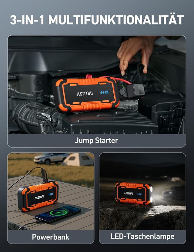 Thumbnail 4 de AstroAI P10 Starthilfe 10.000 mAh