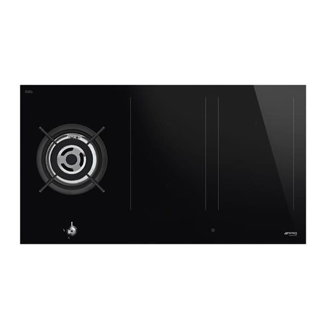 Detalle de Smeg PM3953D placa gas mixta inducción 5.900 kW