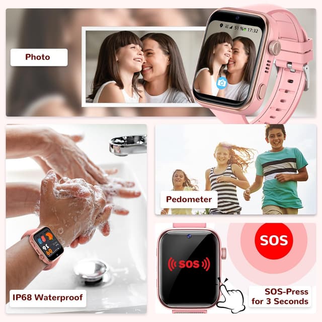 Thumbnail 2 de Montre connectée 4G Enfant Appels Vidéo 📱