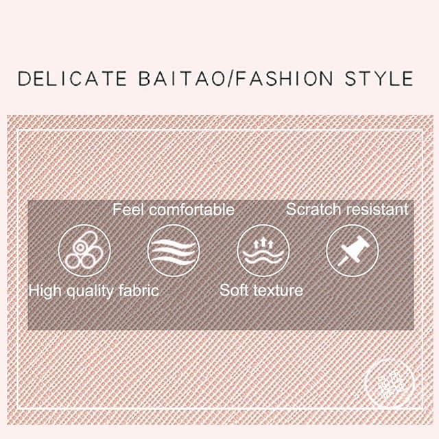 Detalle de ZhengYue Purse for Women – small leather wallet with RFID blocking, zipper coin pocket and card slots