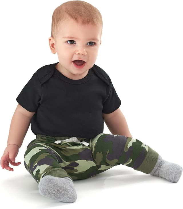 Detalle de Gerber Baby Jungen Trainingshose Toddler 3-Pack Jogger Pants