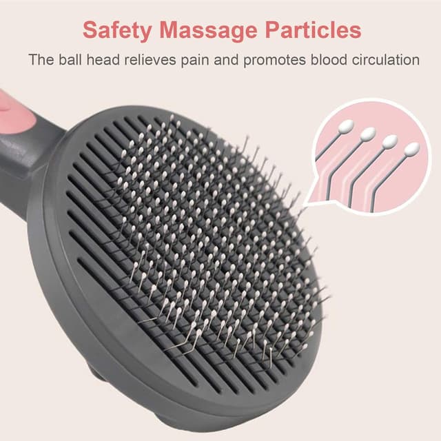 Detalle 2 de ZEWZE Hundebürste 90% Entfernung 🐾