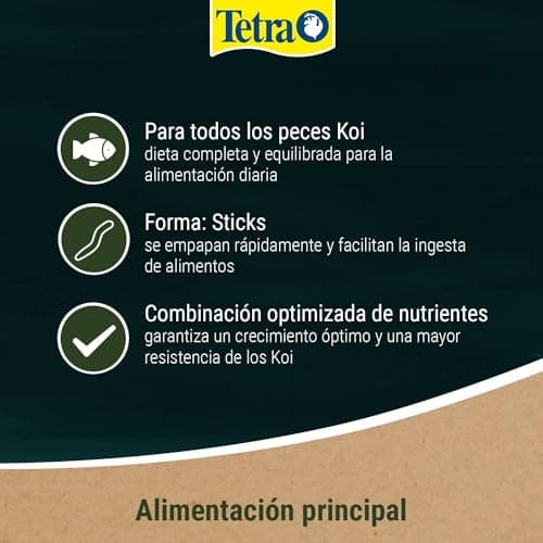 Thumbnail 3 de Tetra Pond Koi Sticks - Alimento para peces Koi 🐟 50L