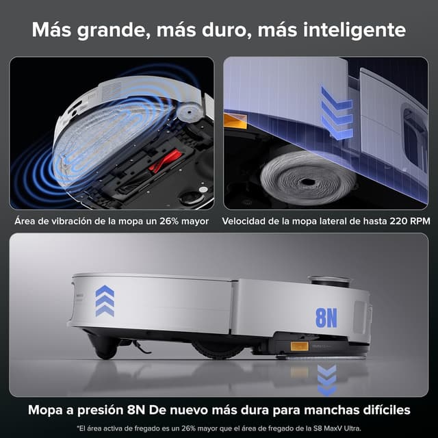 Thumbnail 4 de Robot Aspirador Roborock Saros 10 🌪️ 22,000Pa, Ultrafino, AI