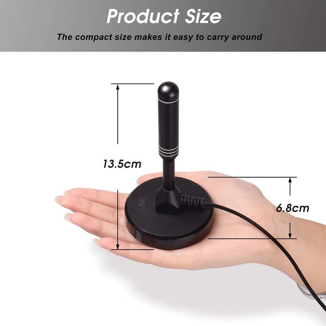 Thumbnail 3 de August DTA240 DVB-T2 Antenne 2m Kabel