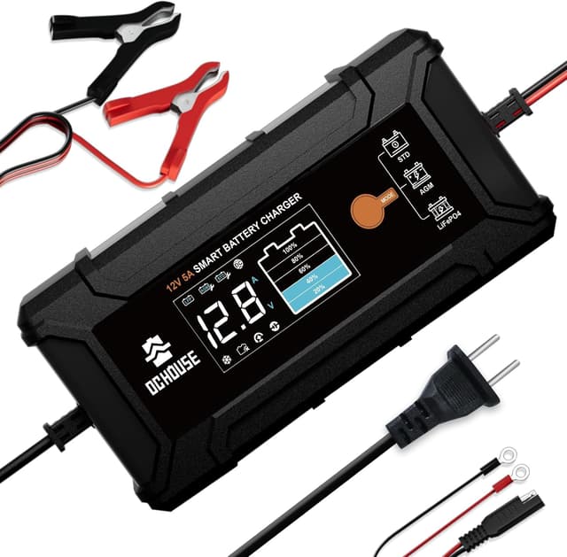Detalle de DCHOUSE chargeur batterie 12V 5 A