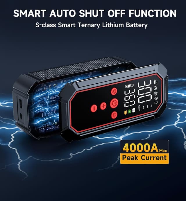 Thumbnail 6 de Fshyos jump starter 150 PSI air pump