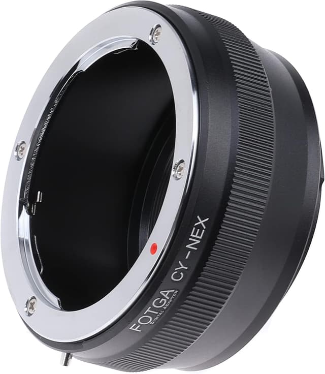 Detalle 1 de Hersmay C/Y auf NEX Objektiv-Adapterring (manuell, ohne Kontakte) für Sony E Mount