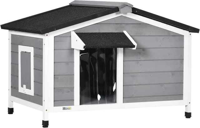 Imagen de PawHut Caseta para Perros Exterior 97x72x65 cm en OfertitasTOP