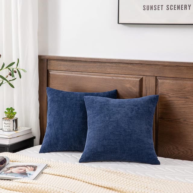 Detalle de GAWAMAY Chenille Throw Pillow Cover 24x24