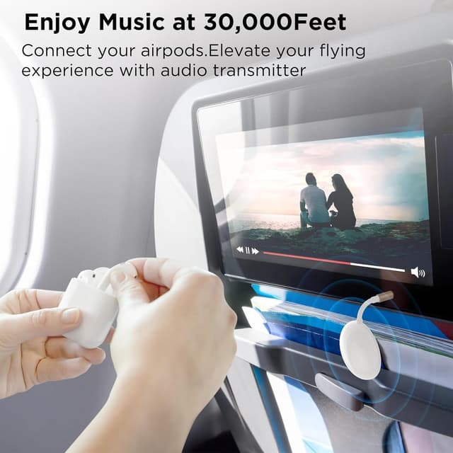 Thumbnail 2 de Flugzeug Bluetooth 5.3 Audio Transmitter 20h