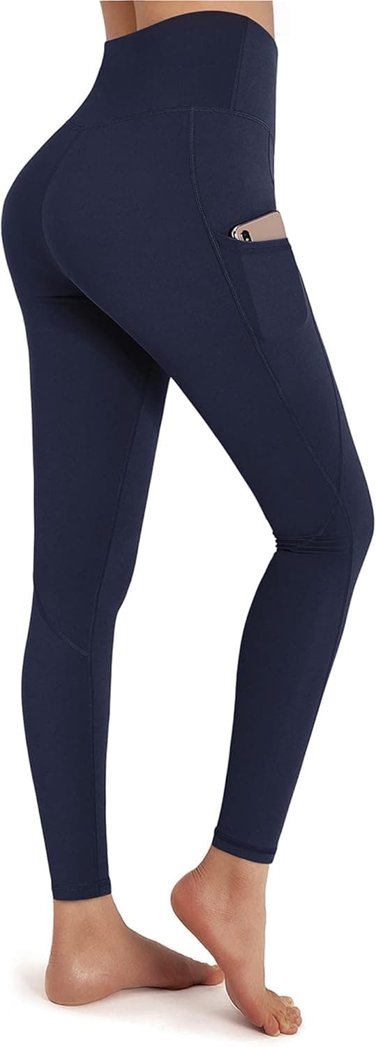Detalle 2 de OUGES yoga leggings with pockets for women