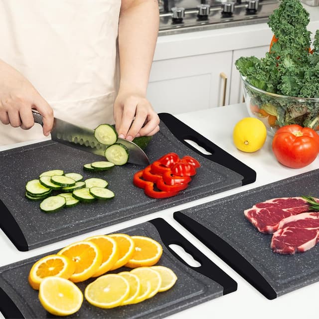 Thumbnail 6 de Extra Large Plastic Cutting Boards Set of 3 ⚙