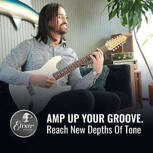 Thumbnail 4 de Elixir Cuerdas Barítono para Guitarra Eléctrica NANOWEB 🎸