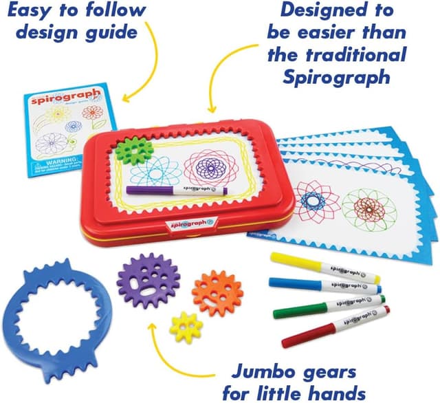 Thumbnail 4 de Spirograph Jr. Jumbo Gears Art Kit 3+ 🎨