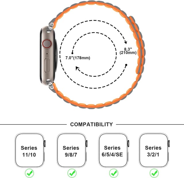 Thumbnail 4 de Anlinser Magnetic Strap for Apple Watch 45mm