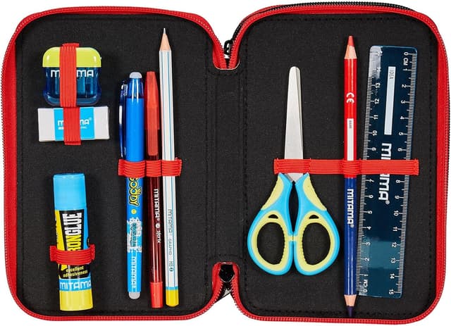 Detalle de Seven AC Milan Federmäppchen XXL Fußball 12,5 cm