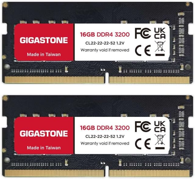 Detalle de Gigastone DDR4 32 Go 3200 MHz SODIMM