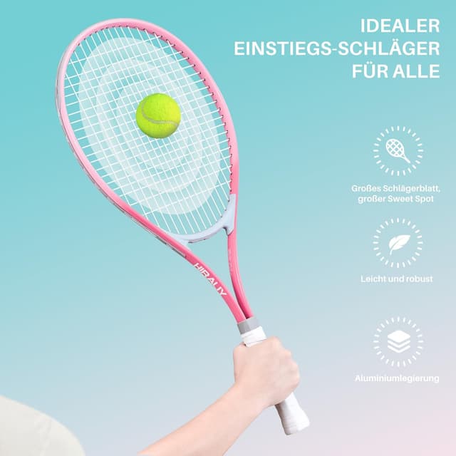 Thumbnail 2 de HIRALIY 27in Tennis Rackets Set