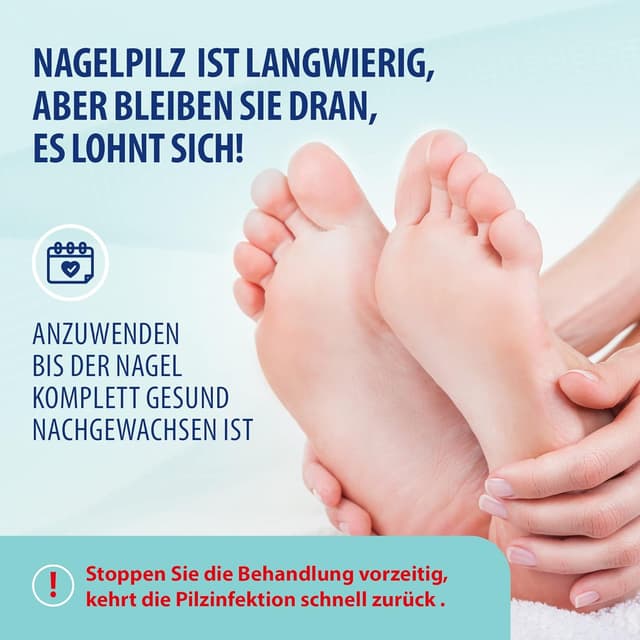 Detalle de Behrend Homecare Nagelpilz Stift – medizinisches Lack-Set für Finger- & Fußnägel bei Nagelpilz
