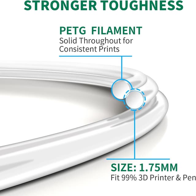 Thumbnail 2 de Geeetech PETG Filament 1,75 Weiß