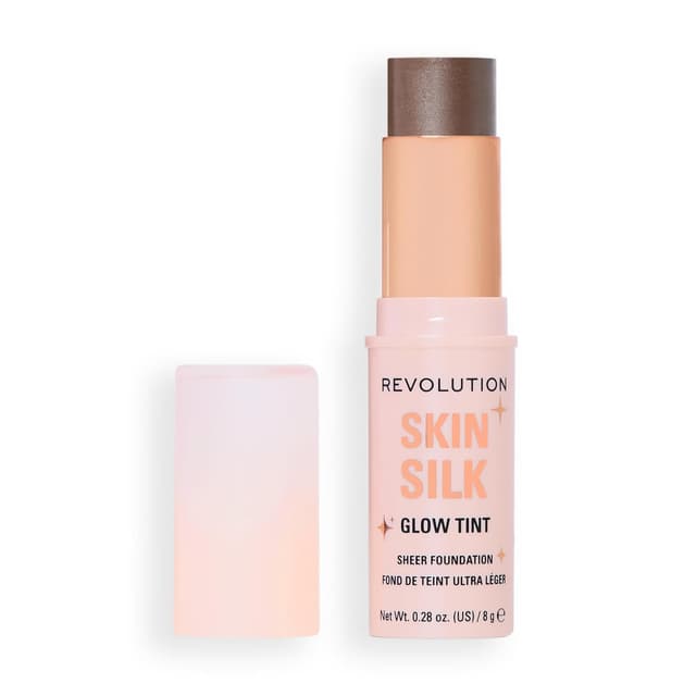 Detalle de Revolution Skin Silk Glow Tint Transparenter Foundation Stick – Deep Neutral, 8 g