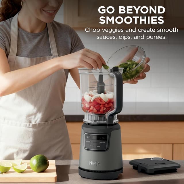 Detalle de Ninja BlendPro Kitchen System (BO402) 72 oz Blender + 5-Cup Food Processor + 18 oz To-Go Cup