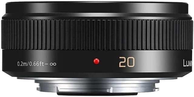 Detalle 1 de Panasonic H-H020A LUMIX G 20 mm F1.7 II ASPH Festbrennweiten-Pancake-Objektiv