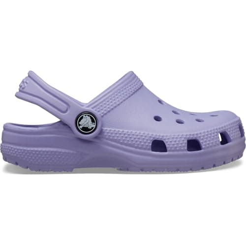 Detalle de Crocs Classic Clog T Mystic Purple (zuecos unisex niños, talla 22/23 EU) con ventilación