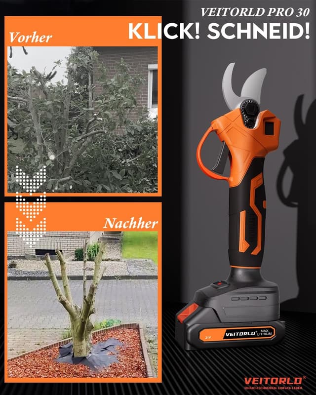 Thumbnail 6 de Akku Astschere Makita 18V 30mm Schnittkraft