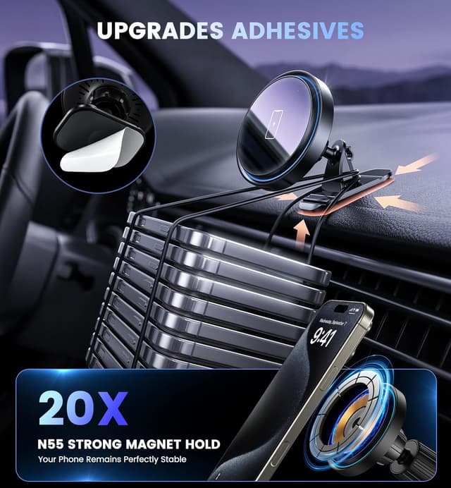 Thumbnail 5 de MagSafe Car Mount Charger 15W Wireless Car Charger