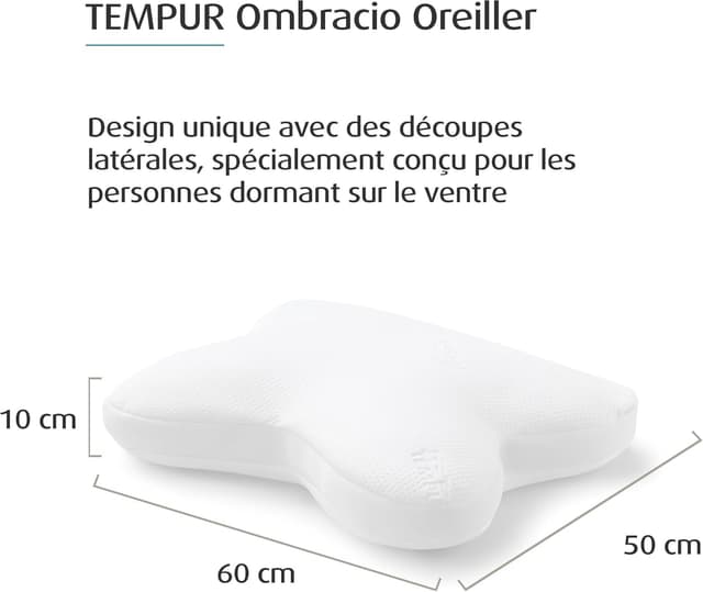 Thumbnail 1 de TEMPUR Ombracio coussin de couchage 60 x 50 x 10 cm