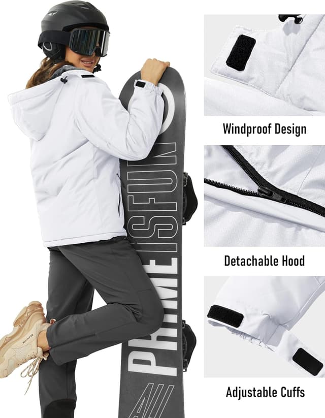 Thumbnail 4 de MAGCOMSEN Womens Ski Jacket 3000mm Waterproof