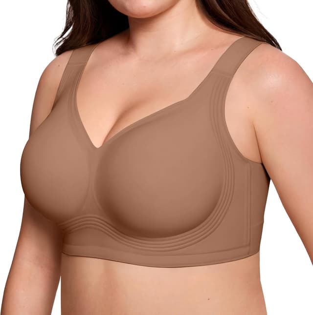 Detalle 2 de ProKloud Jelly Bras Wirefree Wireless Bra for Women (No Underwire) with Support, Lift & Full Coverage Plus Sizes