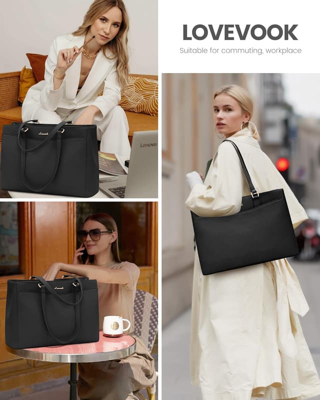 Detalle 2 de LOVEVOOK Laptop Handbag 15.6 inch