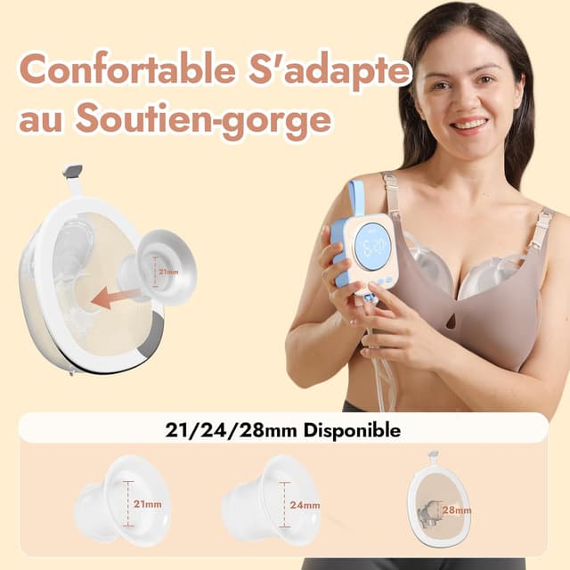 Thumbnail 6 de NCVI tire-lait électrique main libre 4 modes