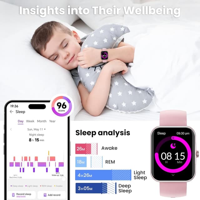 Thumbnail 2 de BJLBOJEY Kids Smart Watch 1.83