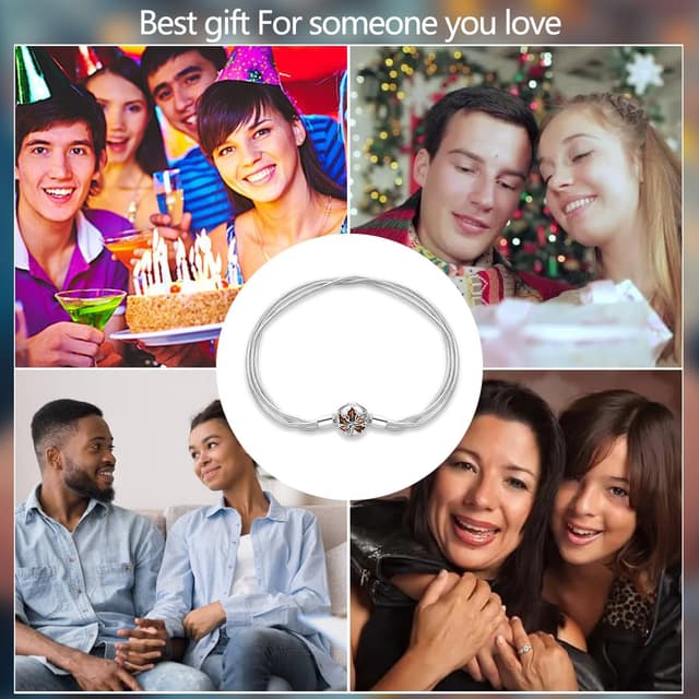 Detalle 2 de KUNSIR Moments bracciale in argento 925